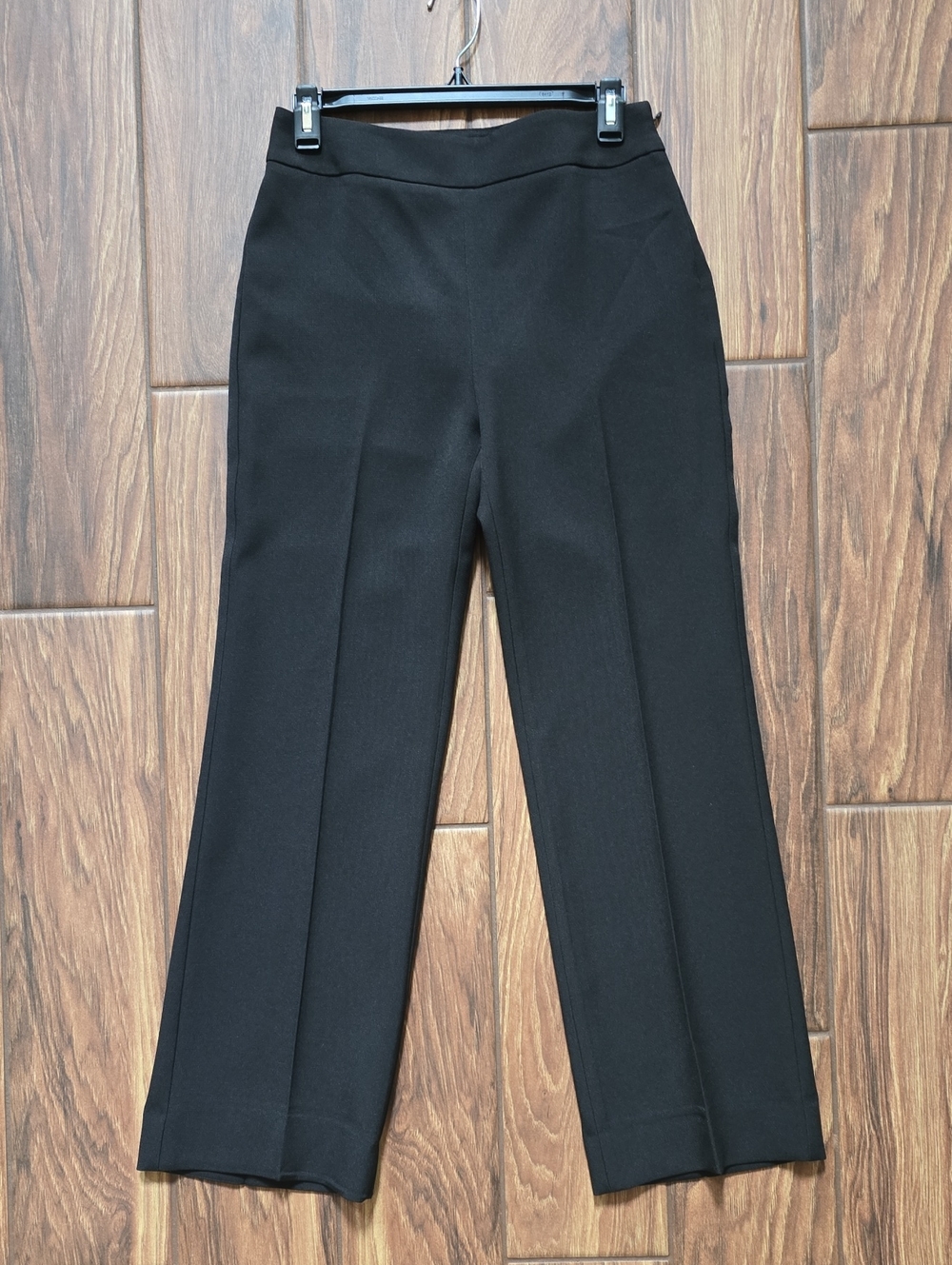 Express Black Straight-Leg Trousers